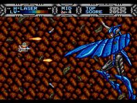 une photo d'Ã©cran de Gaiares sur Sega Megadrive